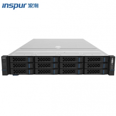 浪潮 NF5280M6 2U機架服務器，4310*1/32G*2/4T SATA*3/獨立Raid卡/2*10GE/550W*2/導軌 